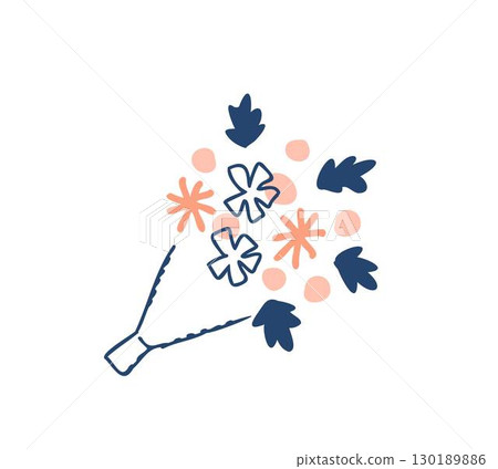 natural flower bouquet 130189886