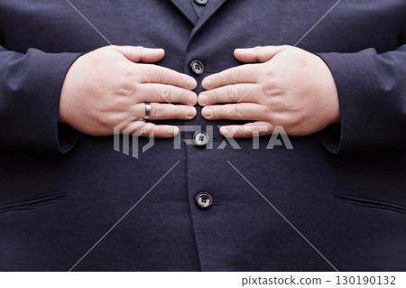 Obesity. part of the human body 130190132