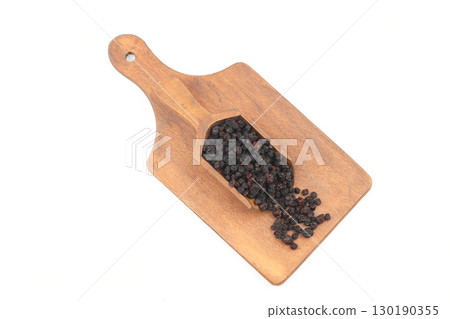 raisins in a scoop isolated on white background raisins in a scoop isolated on white background 130190355