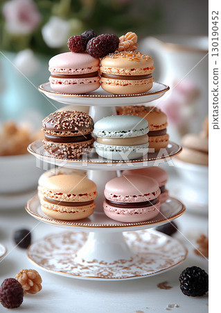 macaron, food, pastry 130190452