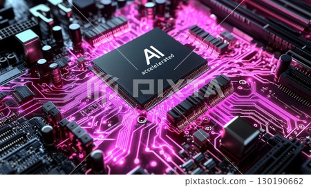 Advanced Mobile Microprocessor Connecting with a Motherboard and Activates entire System. 130190662