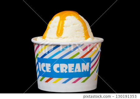 ice cream in a cup 130191353