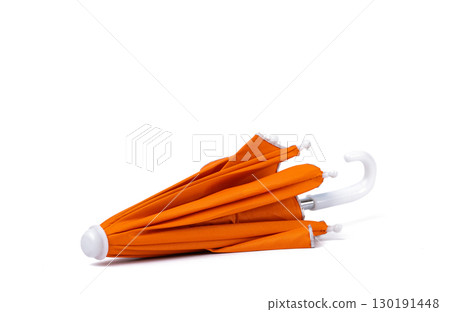 colored umbrella isolated 130191448