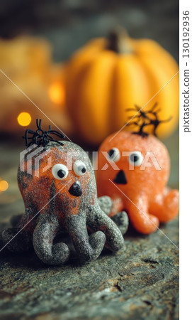 Bright octopus decor for fall festivities! 130192936