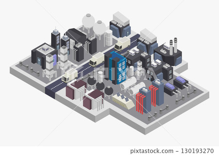Isometric factory Isometric factory 130193270