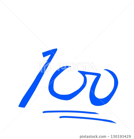 100 件手寫風格物品(藍色) 100 件手寫風格物品(藍色) 130193429