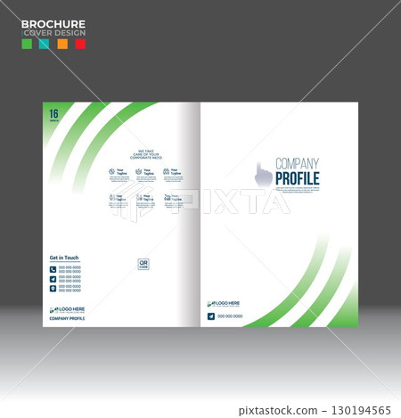 brochure cover design for corporate and any use 130194565