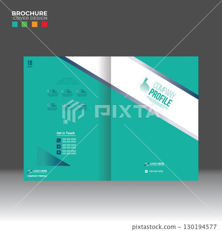 brochure cover design for corporate and any use 130194577