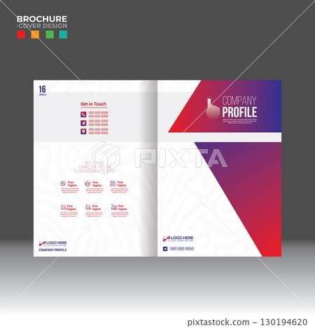 brochure cover design for corporate and any use 130194620