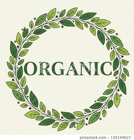 有機標誌 130194623