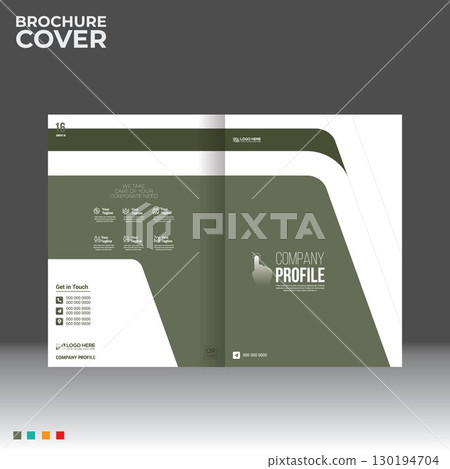 brochure cover design for corporate and any use 130194704