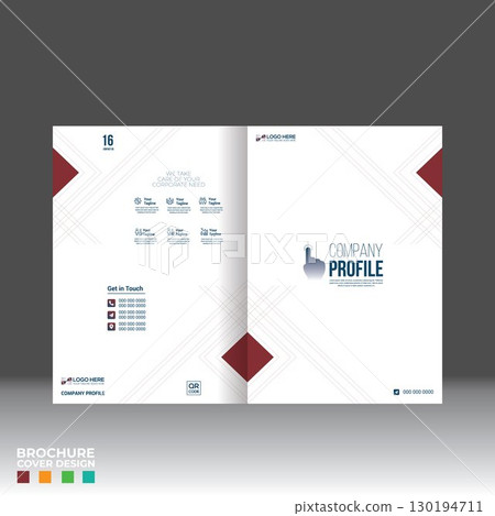 brochure cover design for corporate and any use 130194711