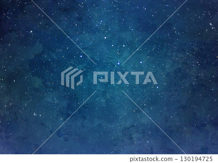 Watercolor style starry sky background 130194725