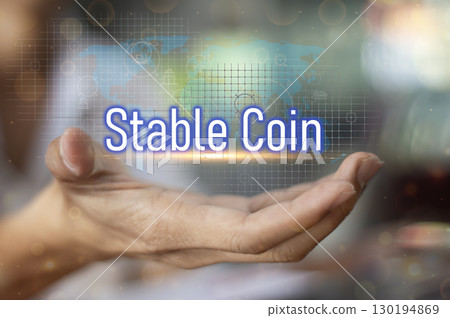 The concept of using stablecoins in the financial system 130194869