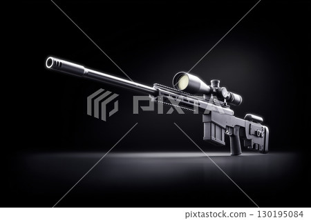 Ancient rifle, dark background Ancient rifle, dark background 130195084