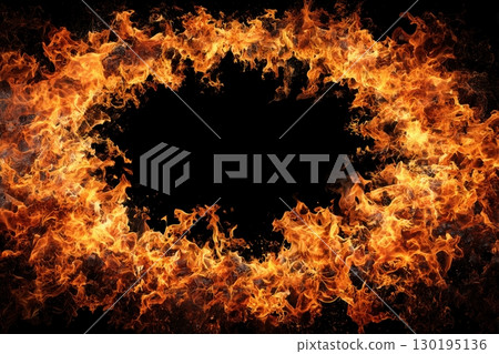 Fire edges with empty center Fire edges with empty center 130195136