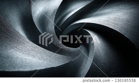 Abstract spiral metal texture, dark and mysterious 130195538
