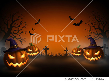 Jack-o'-lantern Halloween image Jack-o'-lantern Halloween image 130196672