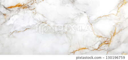 White Marble with Golden Threads White Marble with Golden Threads 130196759