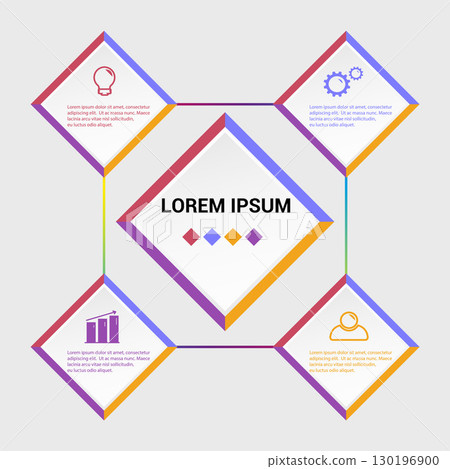 Business infographic template. 130196900