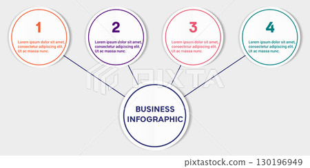 Business infographic template. Business infographic template. 130196949