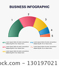 Business infographic template. 130197021