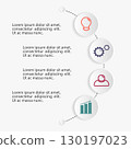 Business infographic template. 130197023