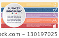 Business infographic template. 130197025