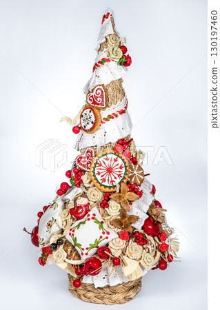 Christmas tree table cones mini decoration for new year 130197460