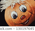 Lively Pumpkin with Straw 130197645