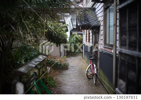 Cityscape of Gujo City 130197831