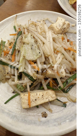 Okinawan island tofu tofu champuru Okinawan island tofu tofu champuru 130198256