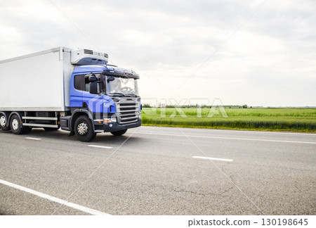Freight vehicles on the track. Freight car. Truck. Freight vehicles on the track. Freight car. Truck. 130198645
