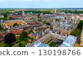 Cambridge University buildings dominating the skyline in Cambridge, UK 130198766