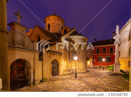 Armenian Cathedral at night in Lviv, Ukraine Armenian Cathedral at night in Lviv, Ukraine 130198795