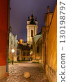 Armenian Cathedral at night in Lviv, Ukraine 130198797