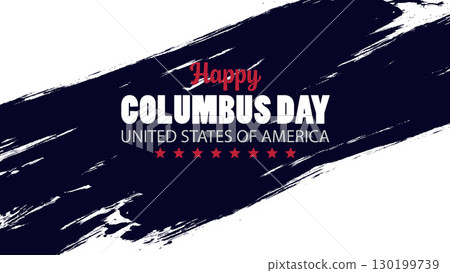 Columbus Day sale promotion, advertising, poster, banner, template with American flag. Columbus day wallpaper. Voucher discount. Columbus Day sale promotion, advertising, poster, banner, template with American flag. Columbus day wallpaper. Voucher discount. 130199739