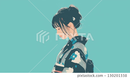 Kimono girl 130201338