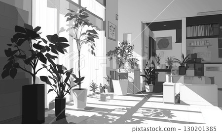 Fashionable interior 130201385