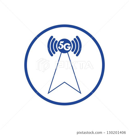 5g icon template vector logo illustration 130201406
