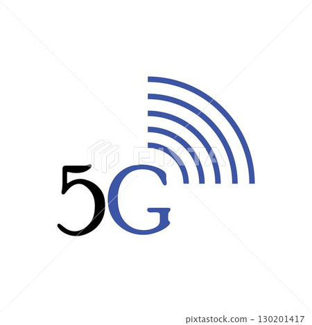 5g icon template vector logo illustration 130201417