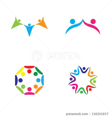 Community, network and social icon Community, network and social icon 130201657