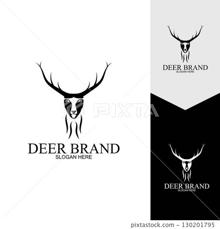 Deer vector icon illustration design 130201795