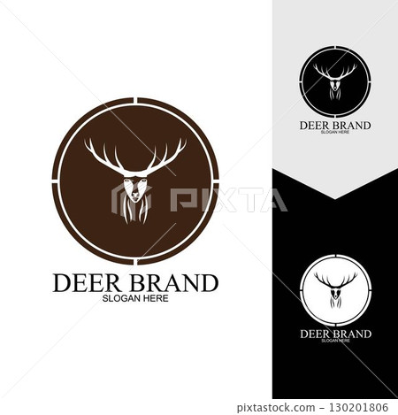 Deer vector icon illustration design 130201806