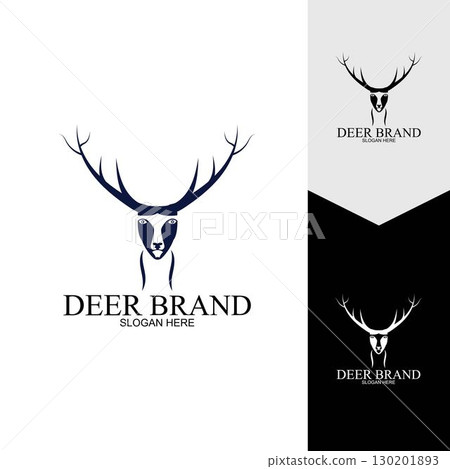 Deer vector icon illustration design 130201893