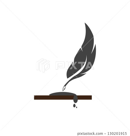 Feather logo vector template 130201915