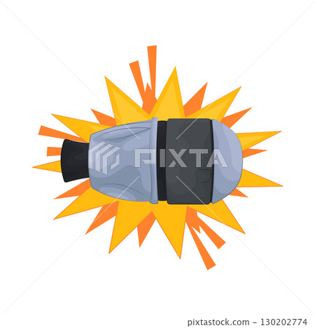 Illustration of Nuclear Bomb 130202774