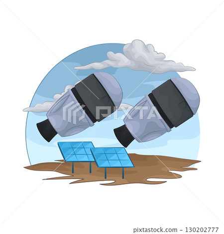 Illustration of Nuclear Bomb Illustration of Nuclear Bomb 130202777