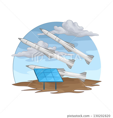 Illustration of Nuclear Missile  130202820