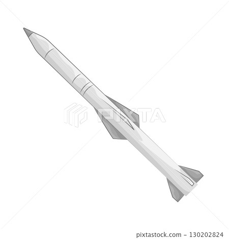 Illustration of Nuclear Missile Illustration of Nuclear Missile 130202824